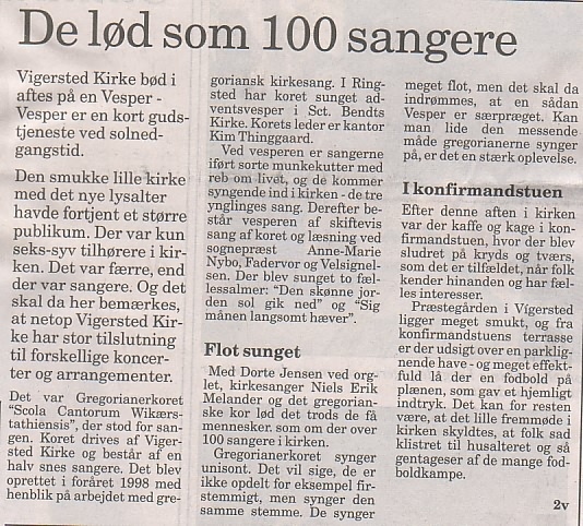 Anmeldelse fra Ringsted Dagblad